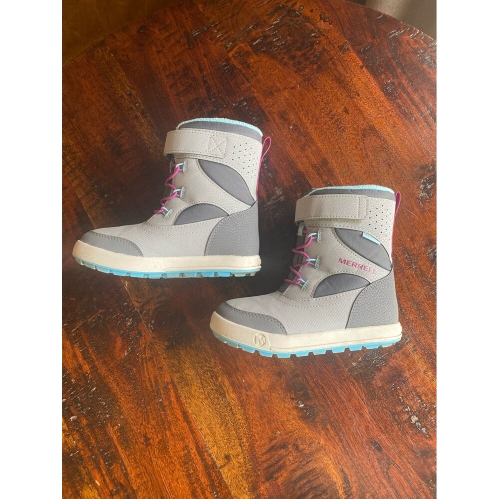 Merrell Kids Snow Storm 3.0 Waterproof Boots in Grey size 12 winter - Picture 3 of 9